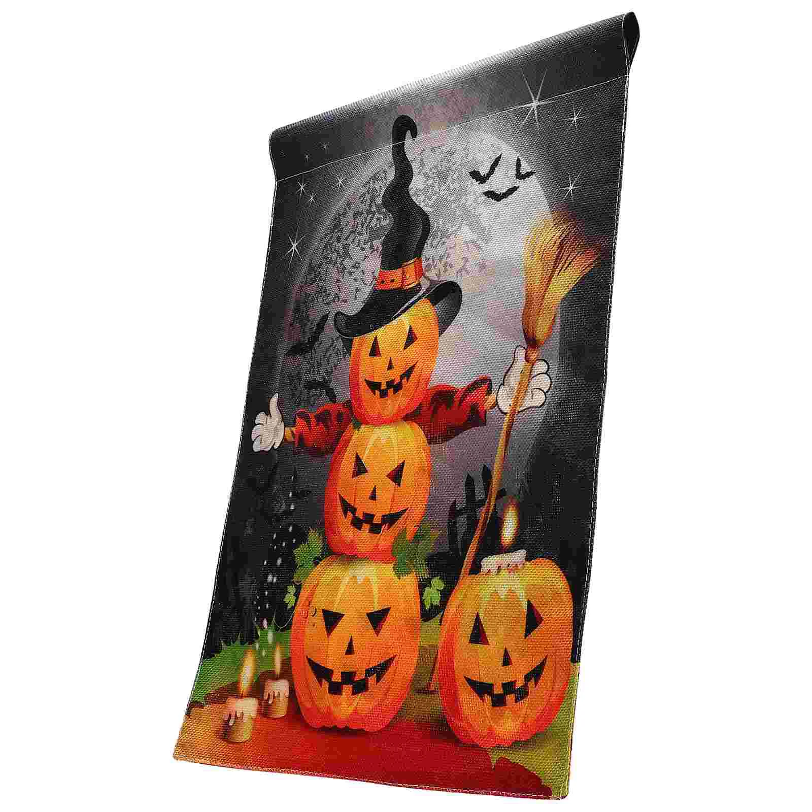 Pumpkin Garden Flag Home Outdoor Layout House Yard Outside Decor