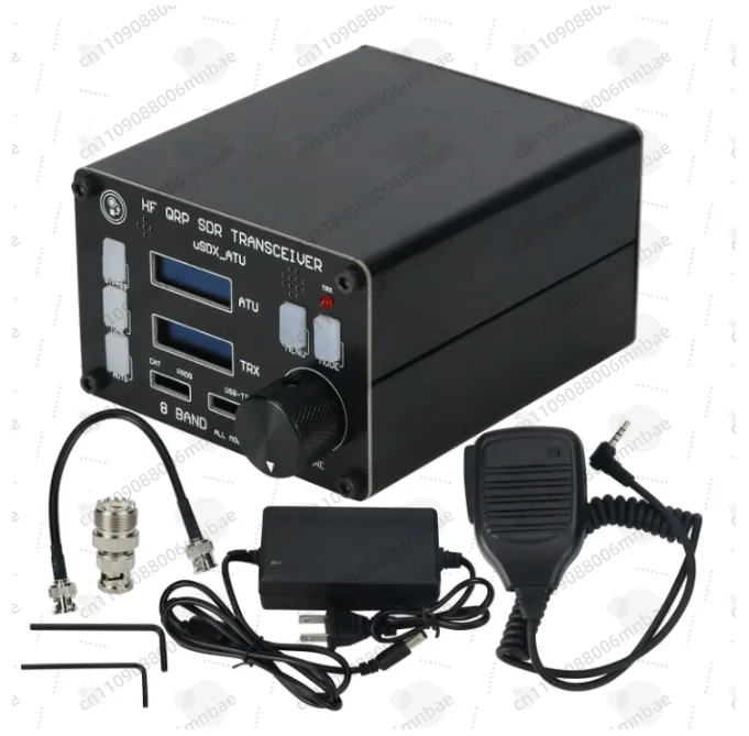 Фото uSOTA-ATU USDX HF QRP SDR трансивер со встроенным антеннным тюнером ATU-100 и двойным OLED-дисплеем №1