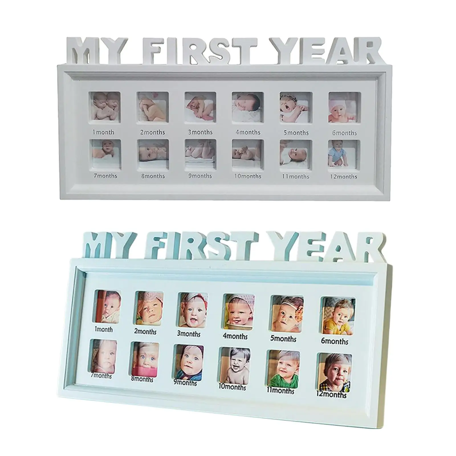 

Baby Photo Frame Picture Frame Children My First Year Photo Frame