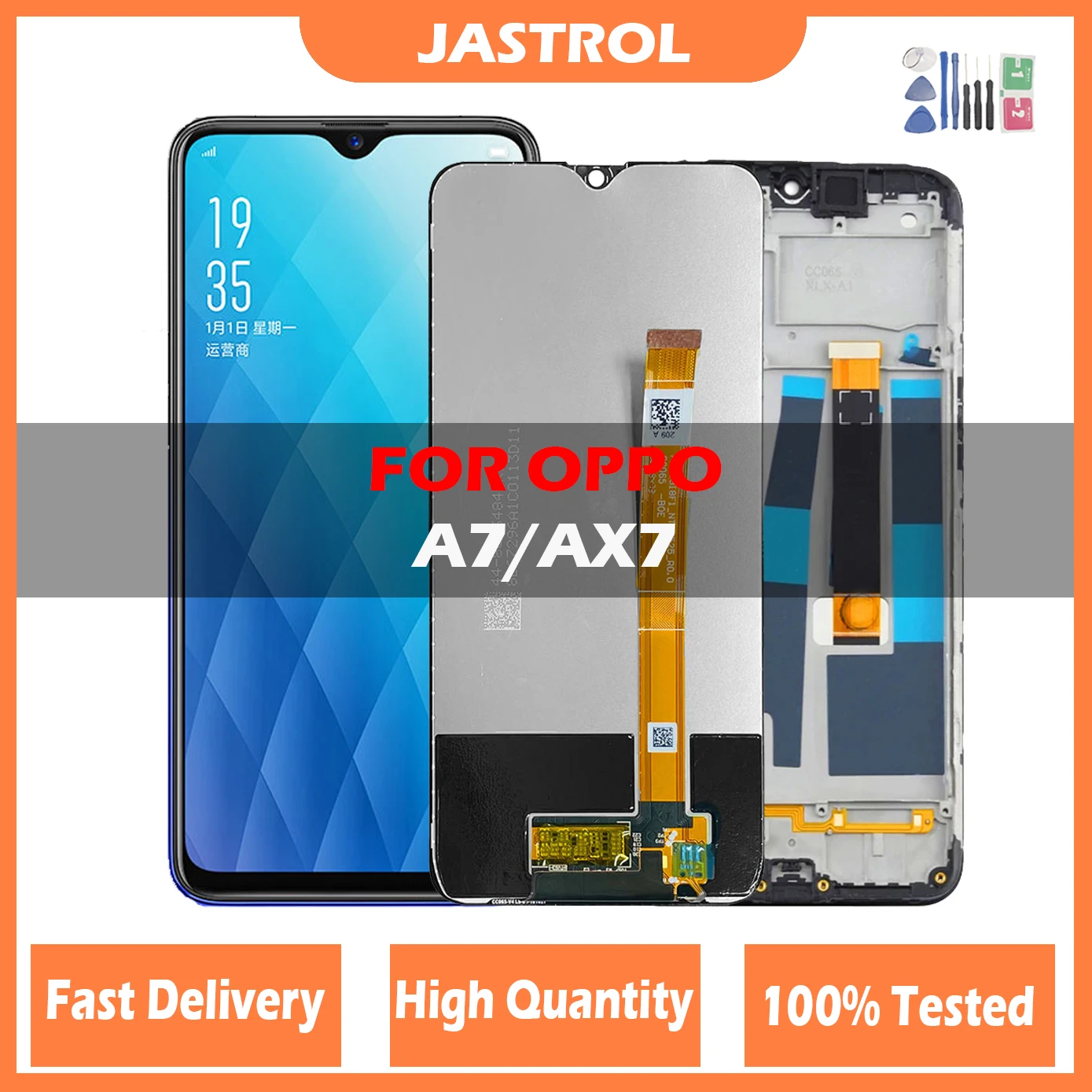 

Original 6.2" For OPPO A7 / AX7 LCD Display Touch Screen panel Digitizer Assembly Replacement For OPPO A7 CPH1901, CPH1903 LCD