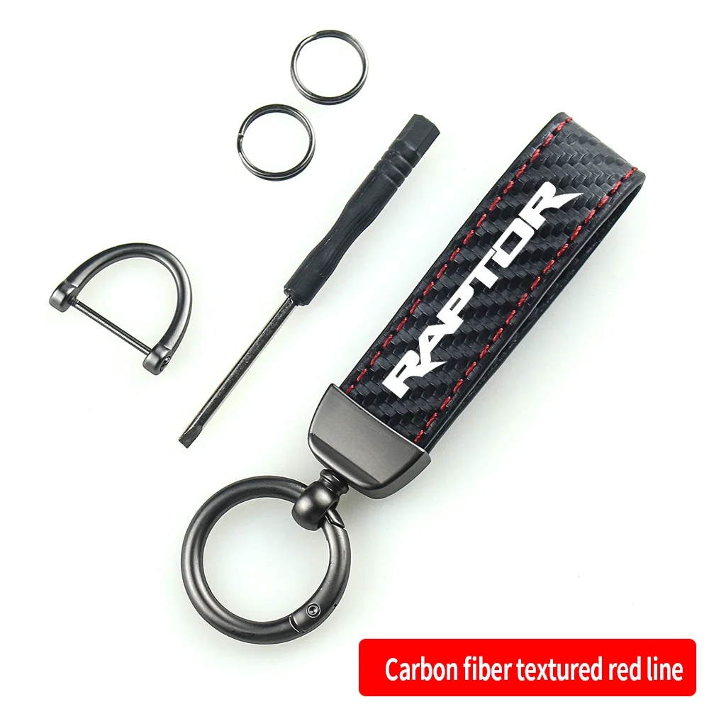 

Автомобильный брелок из углеродного волокна и кожи с кожаной веревкой, брелок с подвеской, пряжка в форме подковы для фототехники, аксессуары для транспортировки