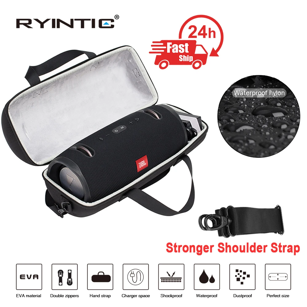 2021 Portable EVA Hard Carrying Pouch Cover Bag Storage Case for JBL Xtreme2/ Xtreme 2 Bluetooth Speaker Extra Space With Belt