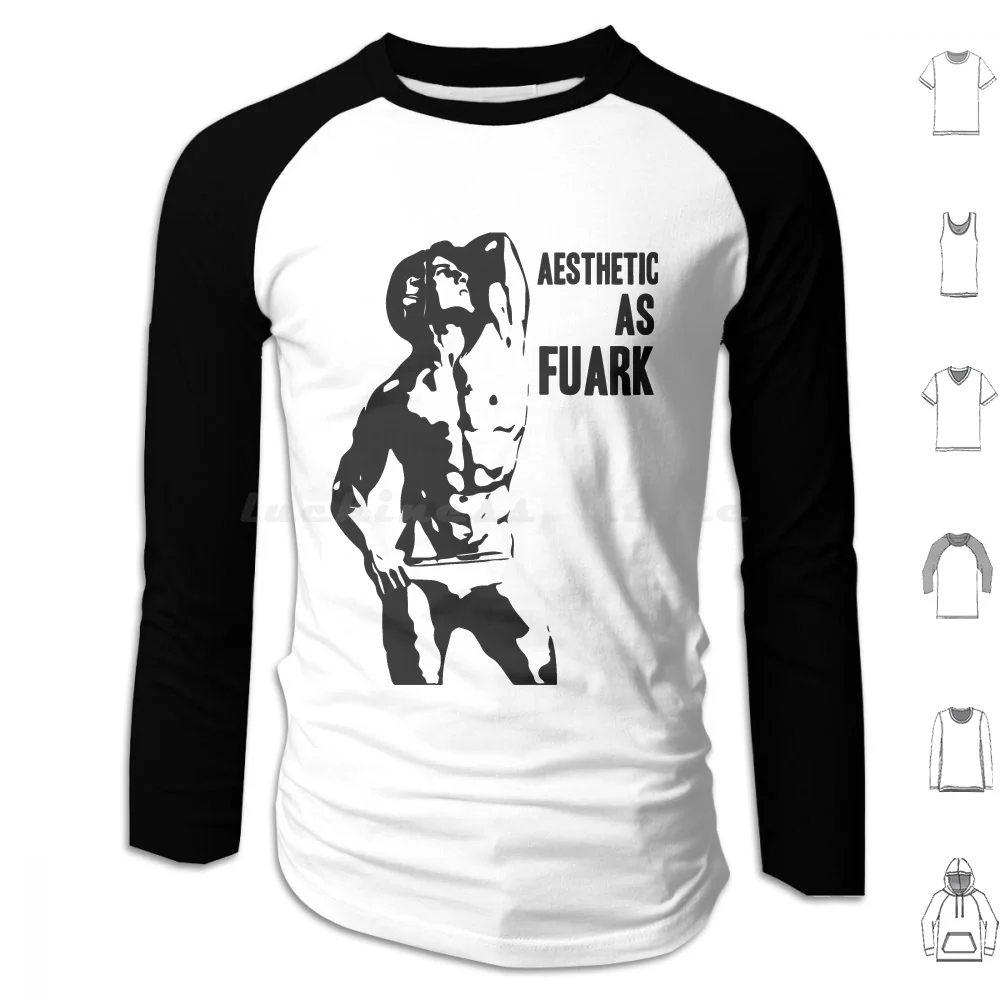 

Zyzz-Эстетика как Fuark Essential толстовки с длинным рукавом Zyzz эстетика Fuark Essential