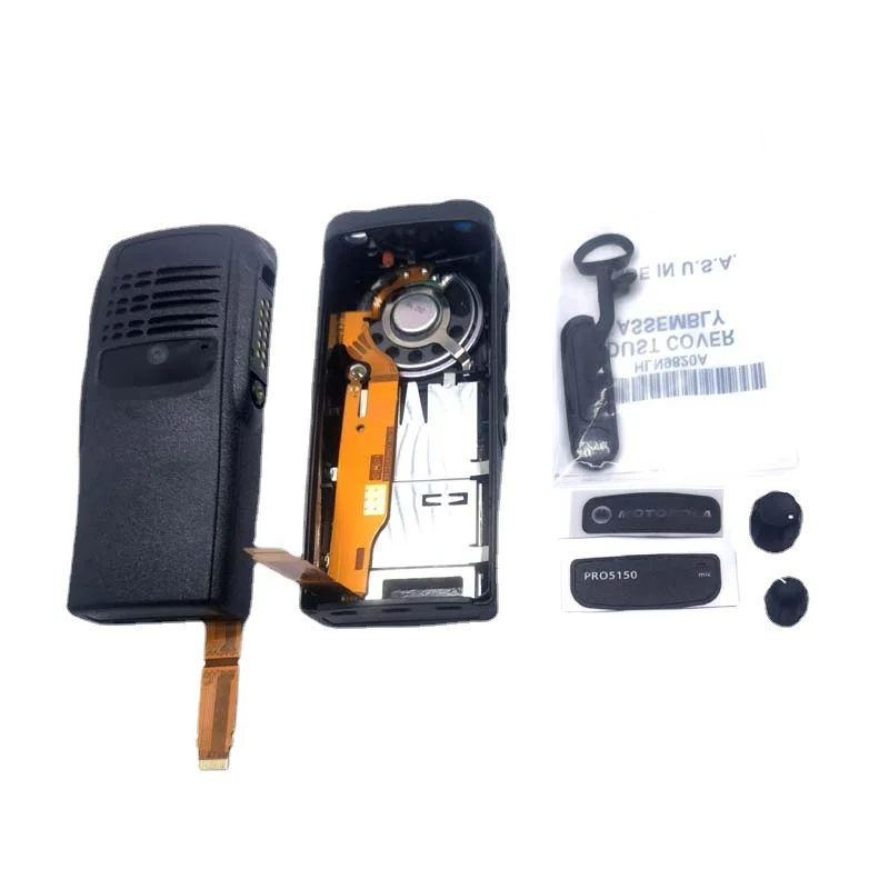 PMLN4216 Portable Radio Front Panel Cover Housing Case Repair Kits With Speaker Mic For Motorola PRO5150 Walkie Talkie Drop Ship