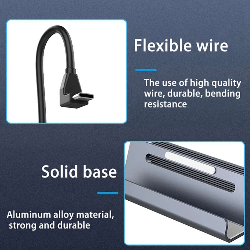 Док-станция 6 в 1 для Steam Deck TV Base Stand Hub Holder Dock 4K 60HZ - совместимая деталь док-консоли