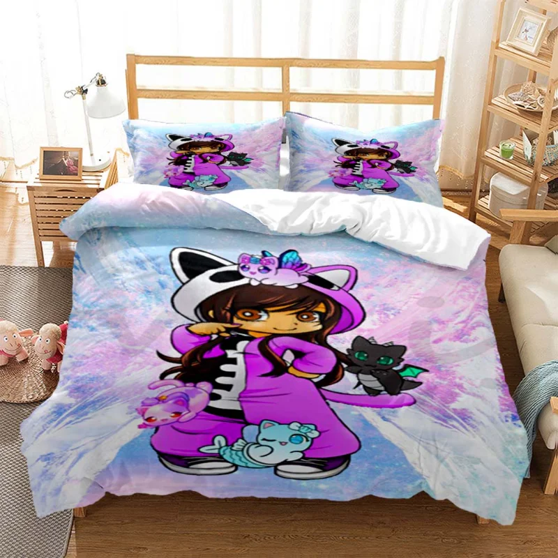 

APHMAU Bedding Set Single Twin Full Queen King Size Bed Set Aldult Kid Bedroom Duvetcover Sets 3D Print Anime Bed Sheet Set