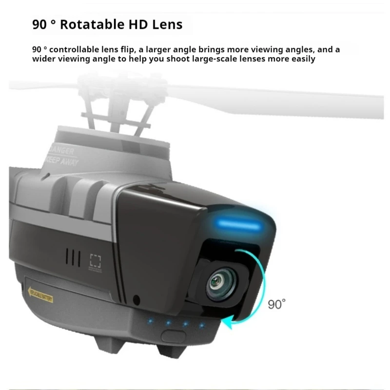 Новый вертолет C128 четырехходовой одиночный пропеллер безвоздушная имитация