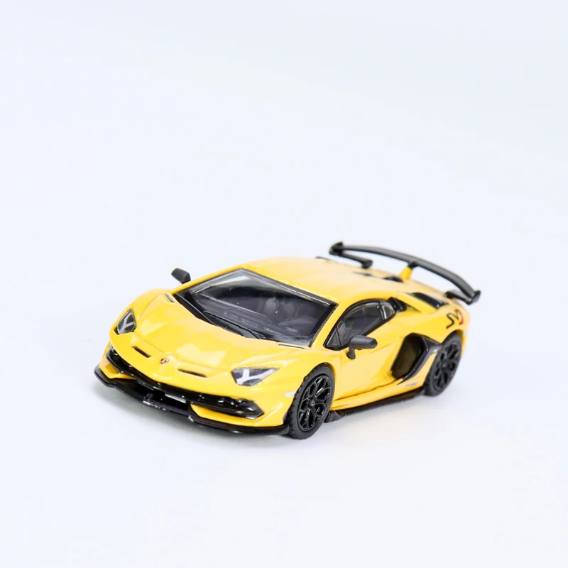 Модель автомобиля Lamborghini Aventador SVJ MINI GT 1:64 игрушки для мальчиков коллекция деталей
