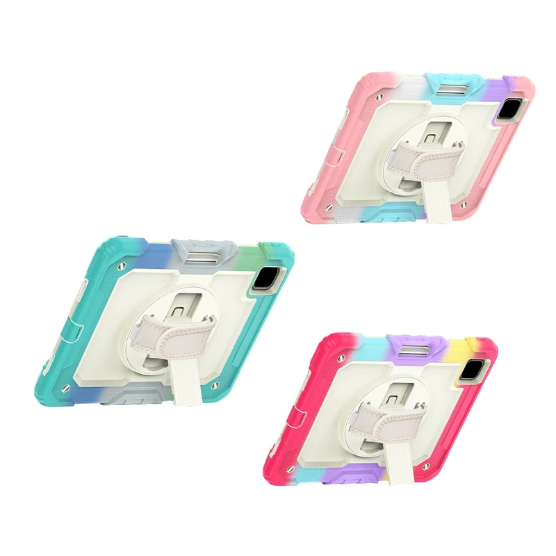 

Suitable For Ipad Pro11 Air4 10.9 Horizontal And Vertical Support Hand Rest Rotating Silicone Sleeve 2021
