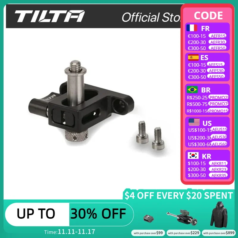 

Tilta TA-T47-LS-B Lens Support Camera Attachments for Canon 5D/7D Series
