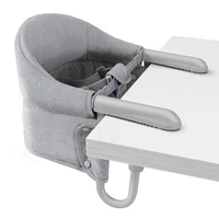 top seller safety foldable hanging hook on table side baby travel portable eating chair