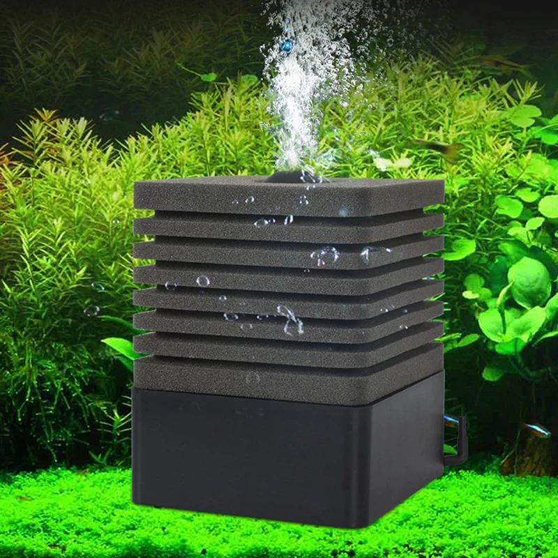 

3-in-1 Sponge Filter Air Pump Biochemical Filtration Water Purification Equipment For Aquarium Fish Tank Pond
