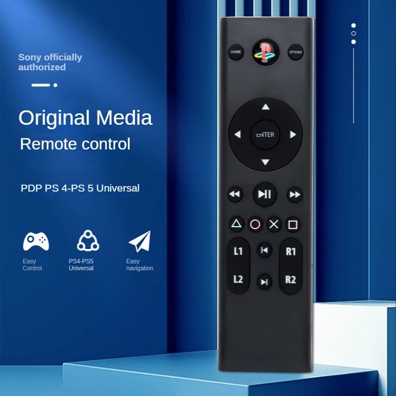 

Original PDP Remote Control Wireless Infrared Ray TV Multimedia Controller with Battery For PS5 PS4 game accessories