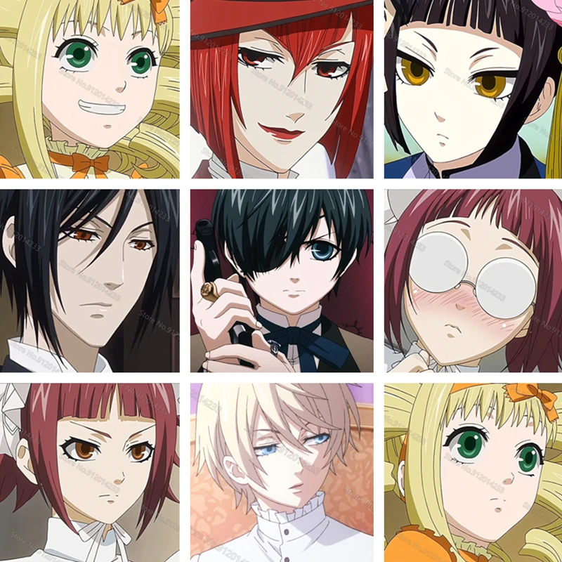 

Алмазная живопись черный Батлер Diy 5D японское аниме Набор для вышивки квадратными стразами мозаика Стразы Вышивка крестиком домашний декор