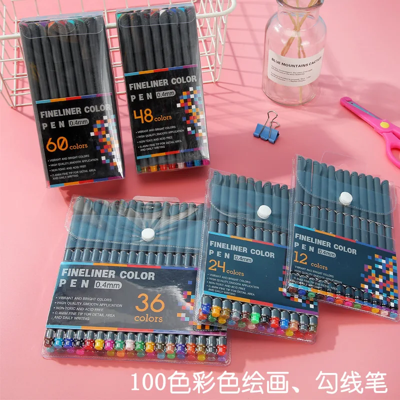 

Art Brushes 12/ Color Non-toxic Watercolor Pencil Washable Watercolor Pen Marker Painting Children's Painting Art Supplies