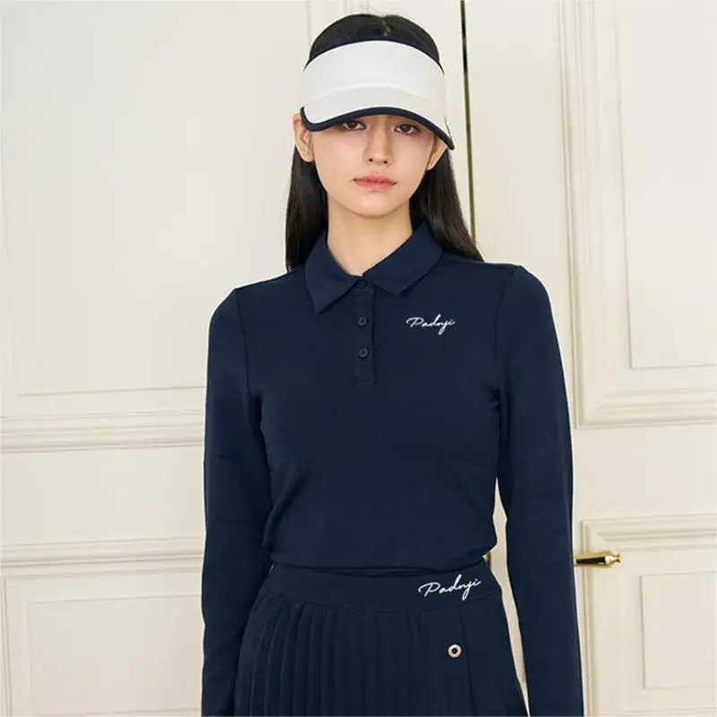 

Одежда для гольфа женский осенний костюм для гольфа с длинным рукавом Корейская версия тонкий эластичный комплект для игры в гольф Женская юбка для игры в гольф