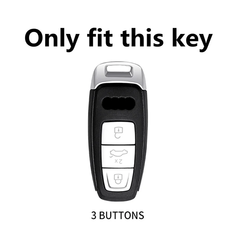 Автомобильный кожаный чехол для ключей Audi A8 A6 Q8 2021 2019 Q7 TT A4 B9 A7 TDI Quattro TTS Sline
