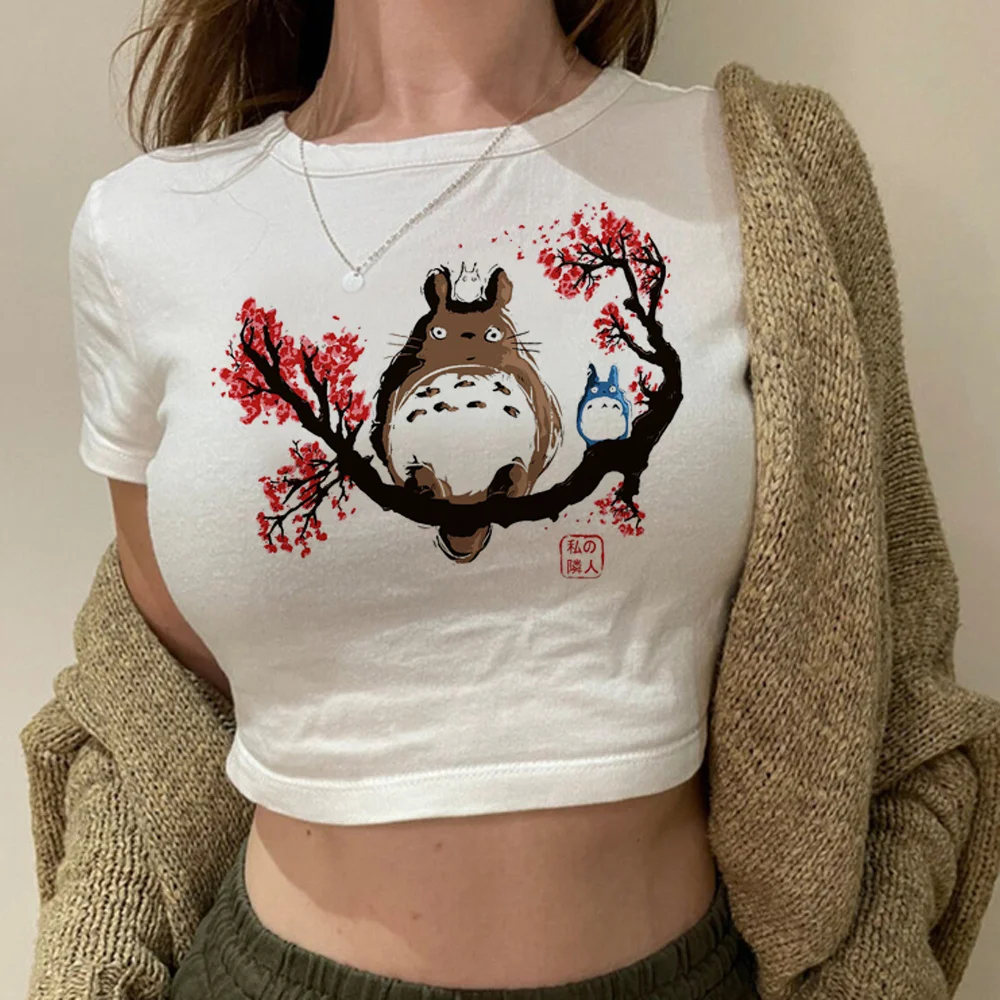 

Japanese 80s goth streetwear gothic crop top Woman cyber y2k cute 2000s tee