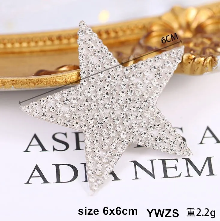 Новое поступление 10 шт. стразы со звездами железные нашивки сделай сам