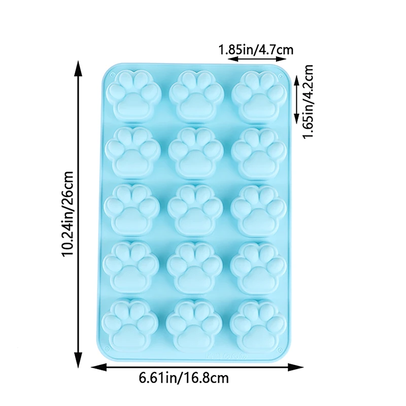 Силиконовая форма с 15 отверстиями для кошек и собак