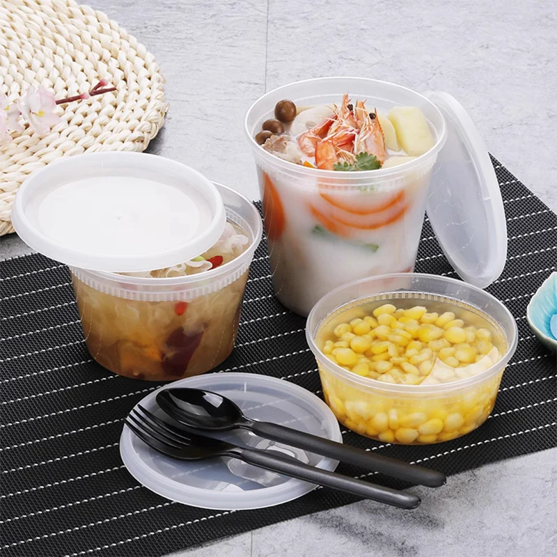 10 шт. коробка для хранения продуктов с крышкой прозрачная морозильная камера без