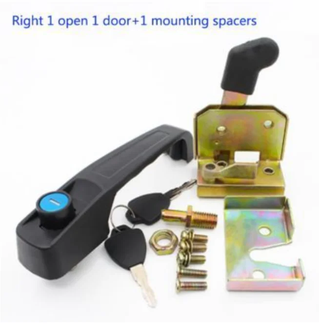 

1 комплект Универсальный вилочный погрузчик 502 Тип тяжелого оборудования металлический замок дверная ручка тяжелый транспортный погрузчик техника