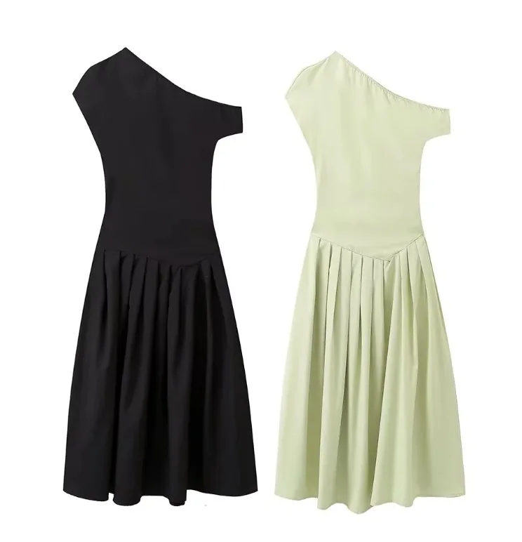 DSMTRC 2024 Новые повседневные офисные женские платья уличная одежда элегантное