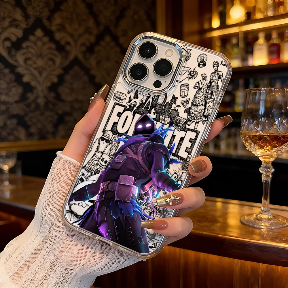 Фото Чехол для телефона с изображением мультяшных героев Battle Royale Fortnite для Xiaomi Redmi Note A5 15 14 13 14c 13c 12 11 12s 12c 10c 10 Pro Plus 4G 5G №2
