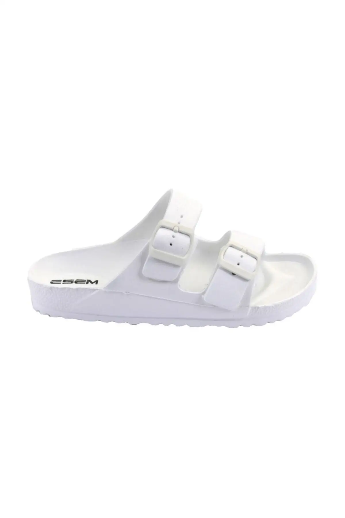 

Women Sandals UNISEX White Double Buckle Wet Ground Summer Indoor Outdoor Flip Flops Beach Shoe Female Slippers Platform Casual