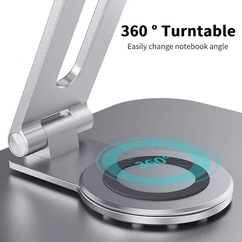 

Desk Phone Stand Rotatable Height Adjustable Riser Bracket Metal Desktop Holder For Huawei Tablet Folding Tablet Support