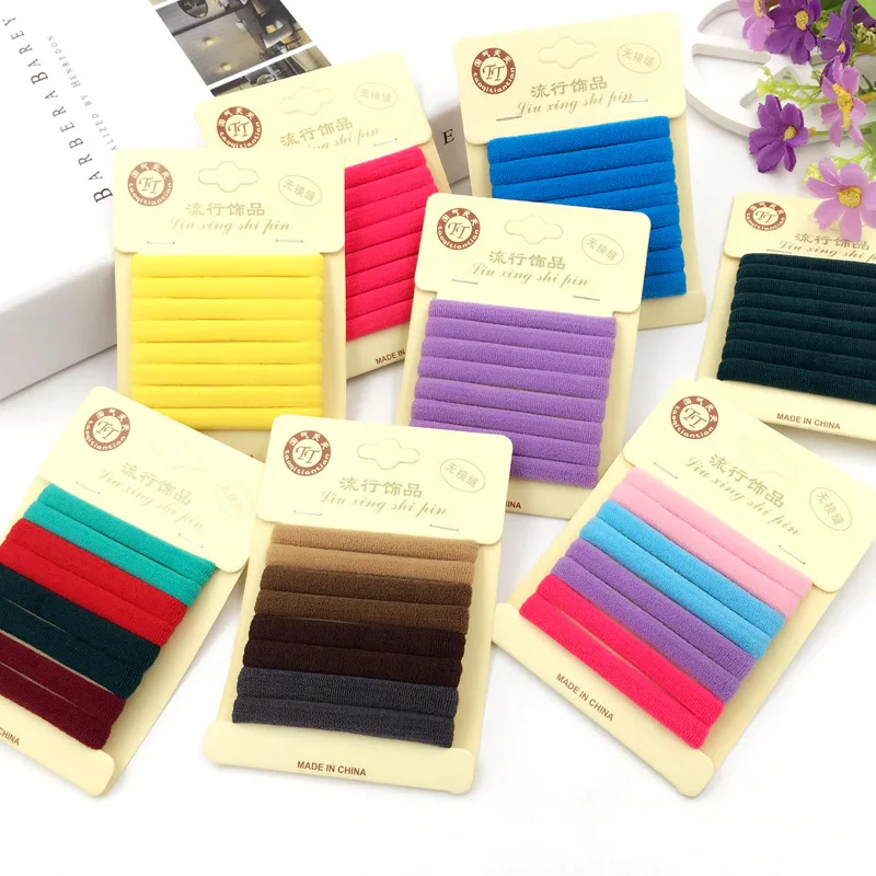 

8pcs Hair Accessories for Girls Ties Band Bands Bandas Para El Pelo Scrunchies Accessoire Cheveux Elastique Fille Haarband Cute
