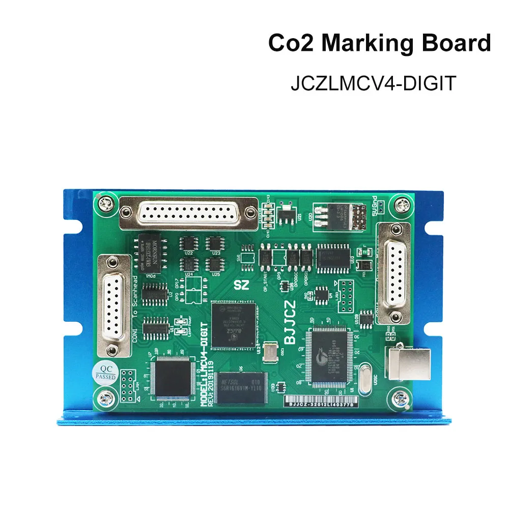Лазерный маркировочный контроллер QDHWOEL BJJCZ EzCad для 10.6um Co2 маркировочная лазерная трубка RF