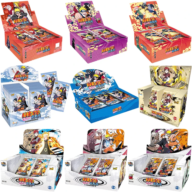Anime Figure Card Booster Pack Sasuke Collection Flash Card Toy Birthday Christmas Gift For Kids