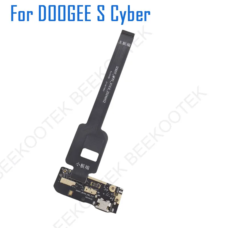 Новая оригинальная плата DOOGEE S Cyber USB порта зарядки с основными деталями FPC для