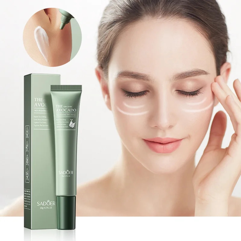 

Avocado Eye Cream Moisturizes Improves Dark Circles Eyes Bags Remover Lifting Firming Reduce Dry Lines Nourish Smooth Eye Skin