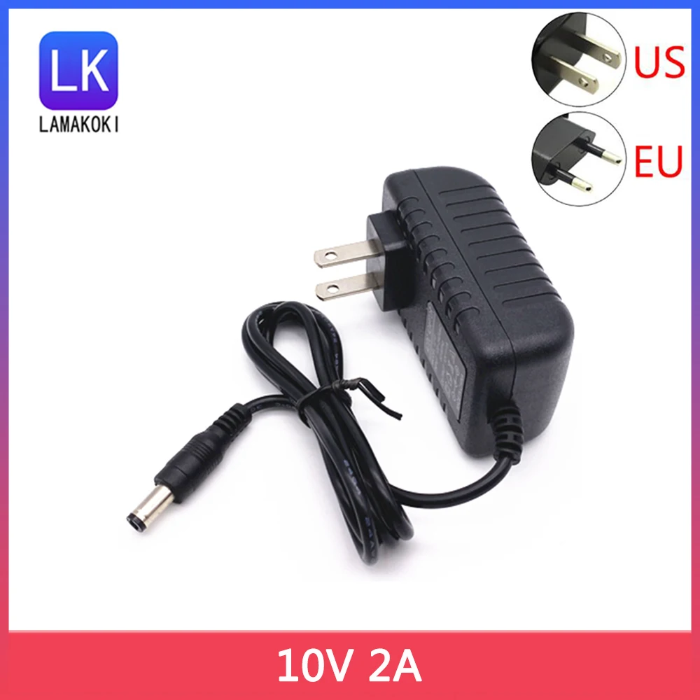 

AC 100-240V 50/60HZ AC/DC 10V 2A Switch Router Starter Power Adapter Cable