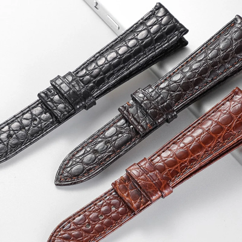 Real Alligator Watch Strap Genuine Leather Watch Bands For Men Or Women Watch Accessories 12 - 24mm （Not Included Buckle