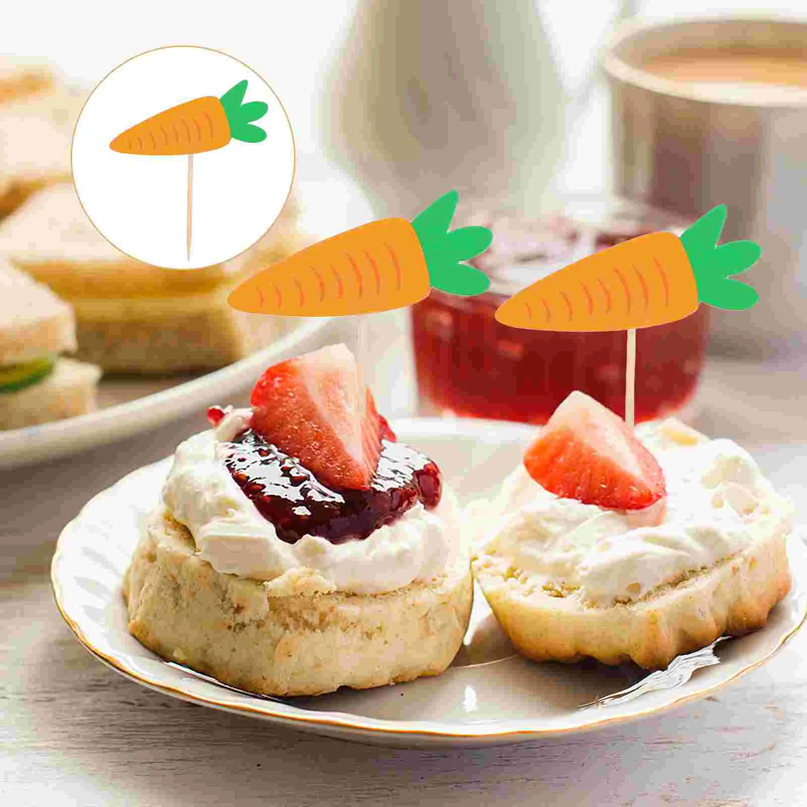 

Party Picks Easter Party Favors Dessert Topper Cartoon Cake Decorations