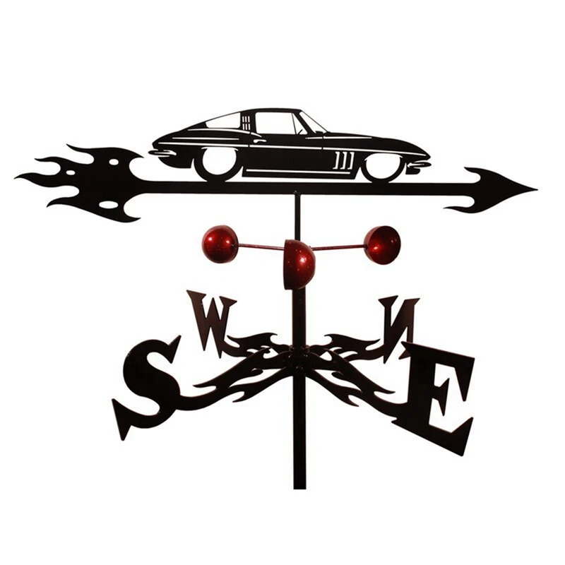 

Car Weather Vane Stainless Steel Spray Paint Outdoor European Rooftop Roof Ornaments