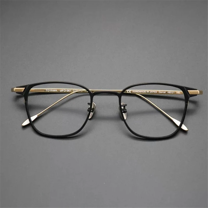 

High Quality Titanium Business Rectangle Glasses Frame Men Women Optical Myopia Prescription Eyeglasses Japan Luxury Spectacles