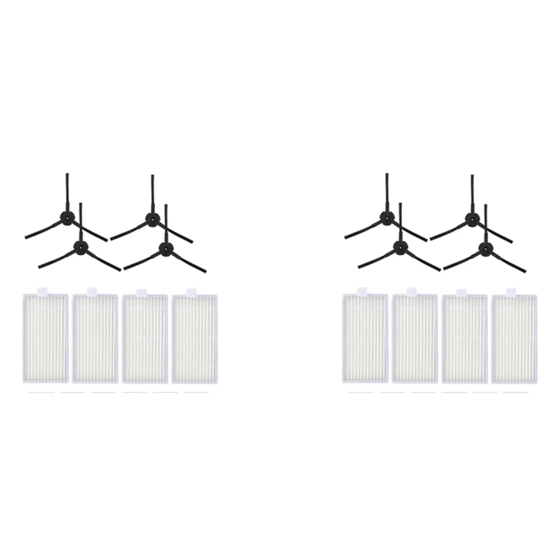 

2 комплекта для Ilife Hepa Filter V5 V5S V3 V3S V5S V50 Pro V55 X5 аксессуары для робота-пылесоса, запасные части для замены