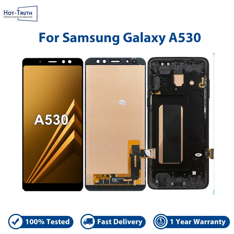 Экран для Samsung Galaxy A8 2018 A530 A530F A530K, ЖК-дисплей и сенсорный дигитайзер в сборе, ЖК-дисплей Экран для Samsung Galaxy A8 2018 A530 A530F A530K, ЖК-дисплей и сенсорный дигитайзер в сборе, ЖК-дисплей