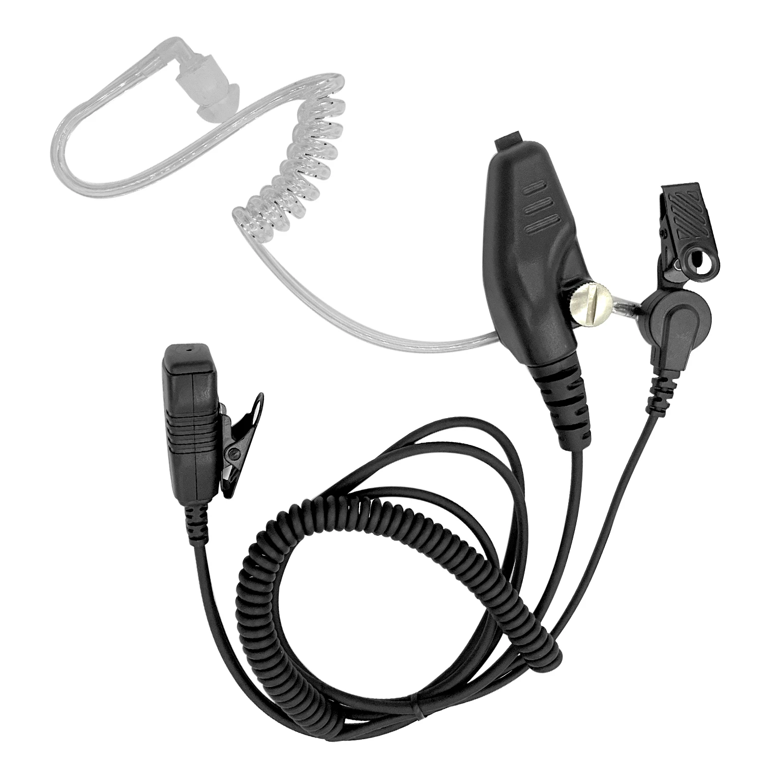 Nx-200 Nx-210 Nx-300 Tk-280 Tk-385 Tk-3180 Tk-54FBI Style 2 Wire Acoustic Tube Headset/earpiece for Kenwood Radio Walkie Talkie