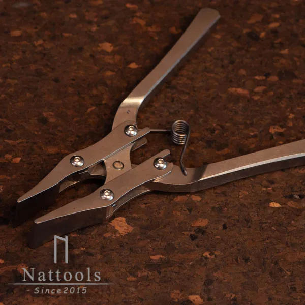 

Nattools flat pliers parallel pliers handmade DIY leather tool pliers leather making non-Blanchard