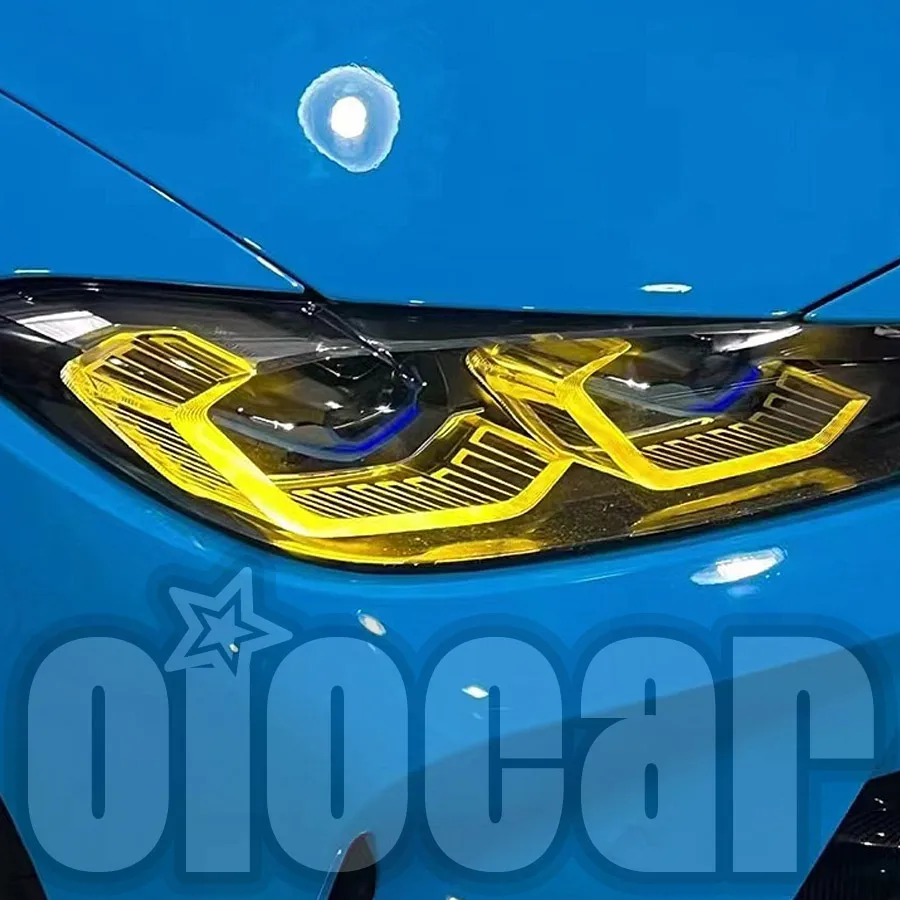 

oiomotors M4 CSL Style Lemon Yellow DRL Daytime Running Lights LED Module for BMW G80 G81 M3 G82 G83 M4 G22 G23 G26 4series