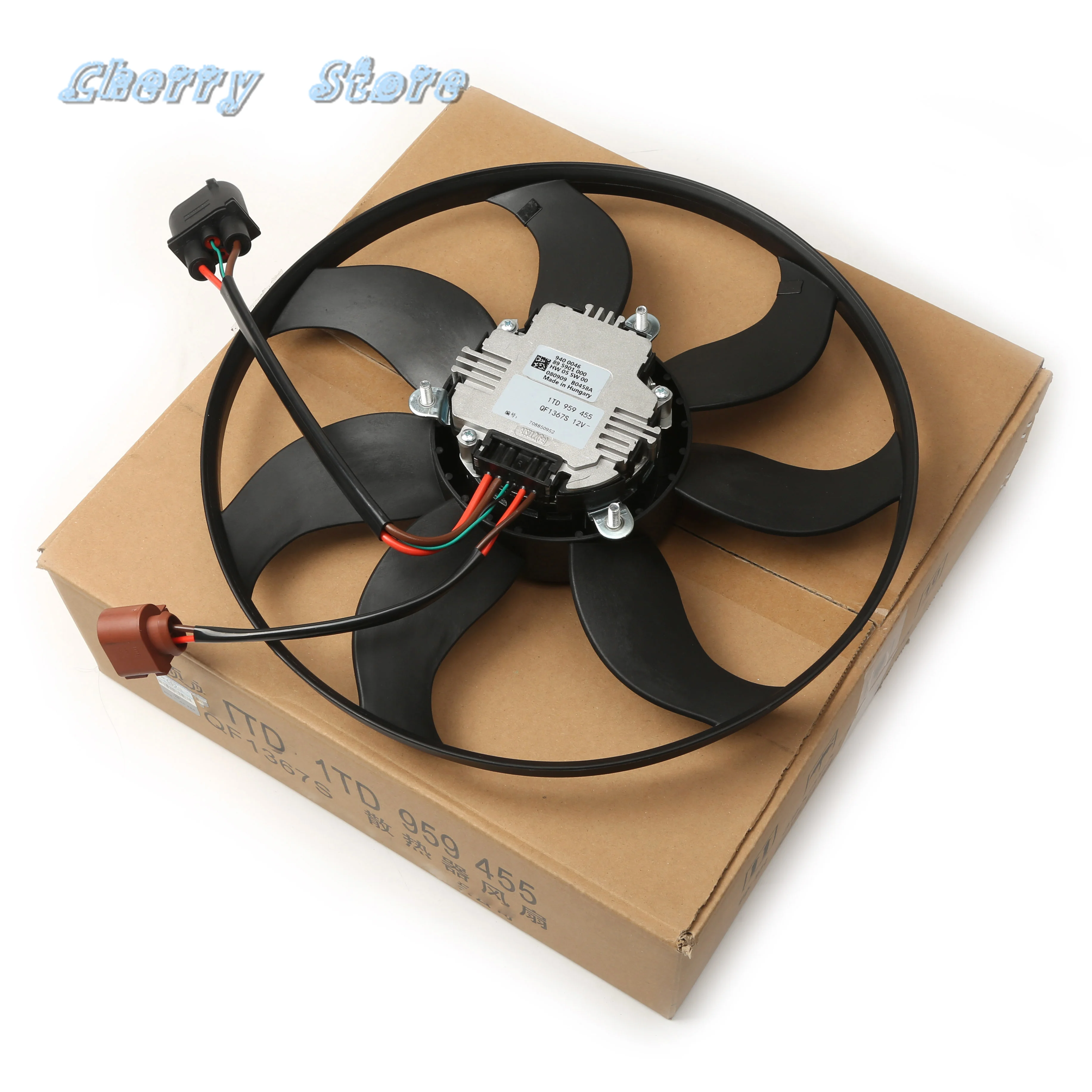 

New Left Engine Radiator Cooling Fan For Volkswagen Beetle 2012-2019 Golf Variant Jetta Passat 2013-2022 CFF170000S 1KM959455B