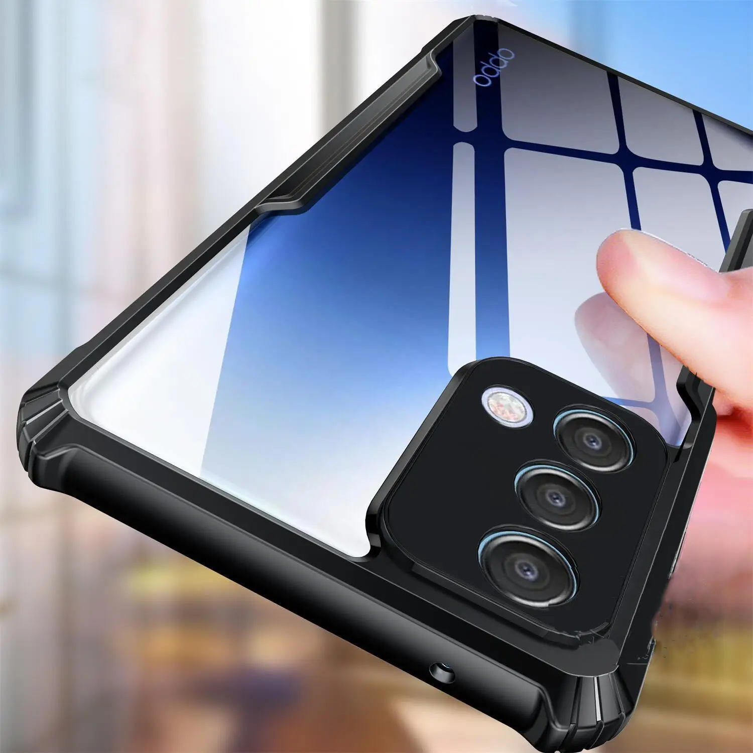 Армированный чехол для OPPO A16 A16K A36 A76 A16S A15 A15S A53S A54S A54 A74 4G 5G A55 A72 A73 A94 A91 A5 A9 A53 2020