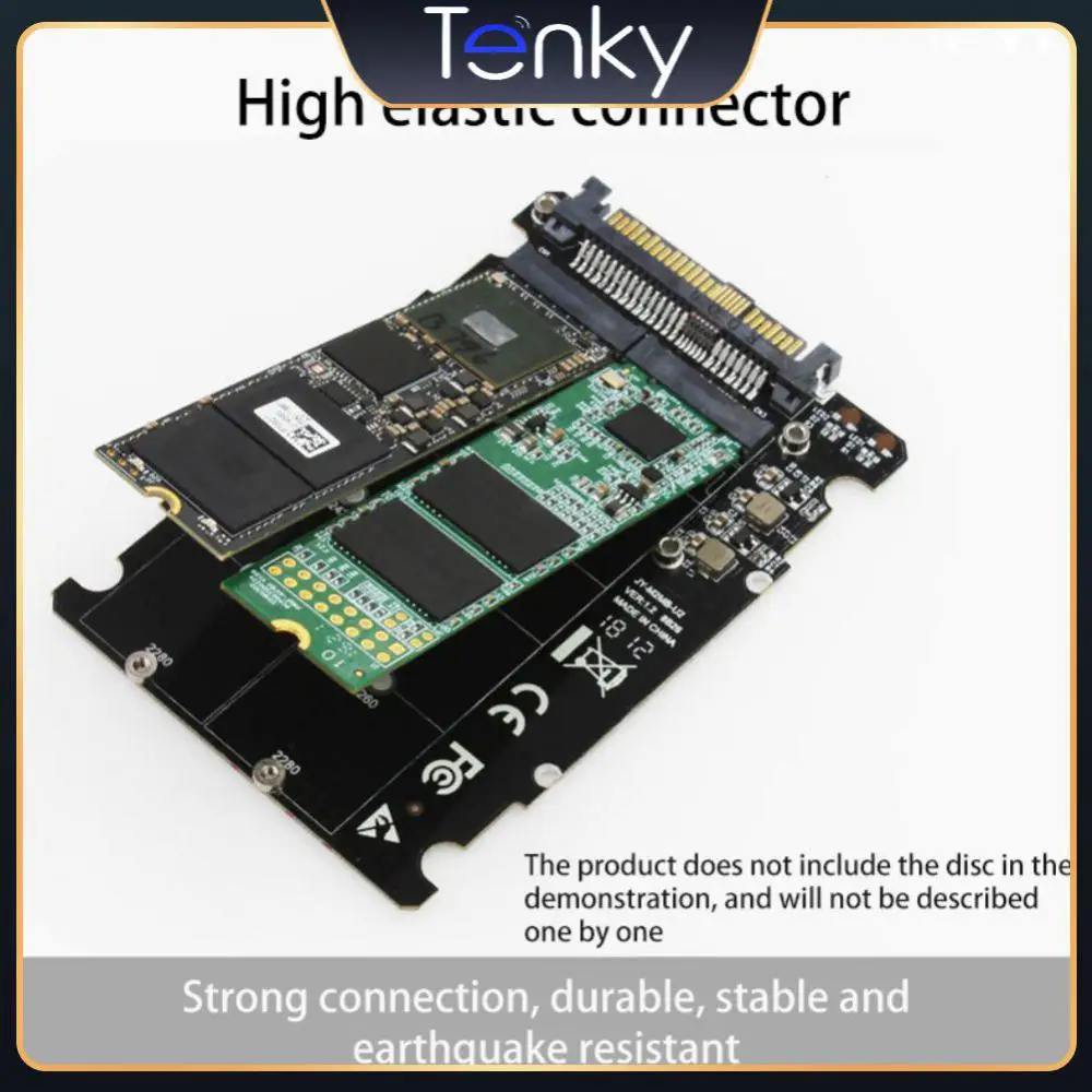 

Sff-8639 Ssd Expansion Card 5a High Power Pcie3.0 X4 Sata M.2 To U.2 Expansion Card Dual Interface High-speed U.2 Adapter Card