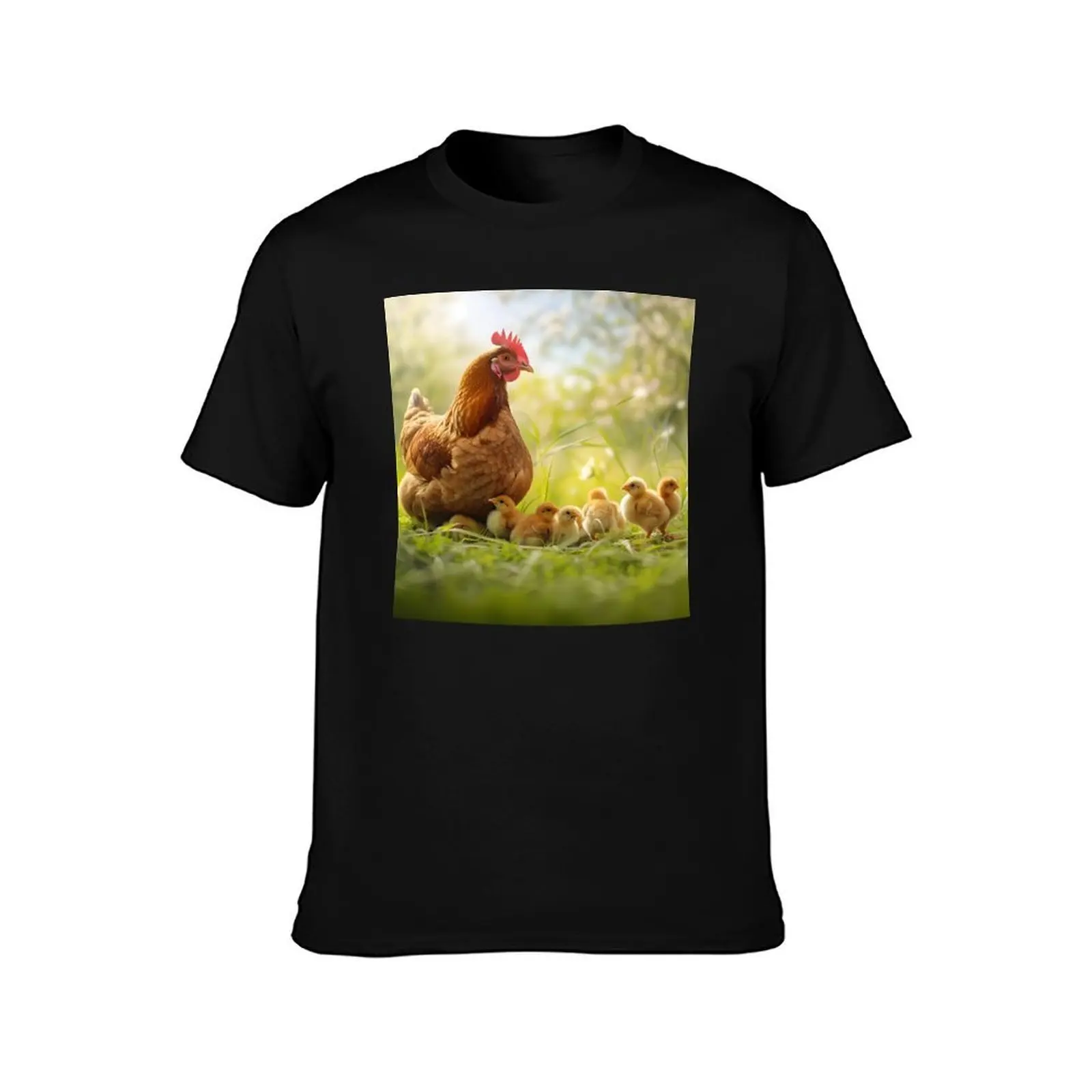 Фото Футболка Orpington Chicken для повседневной носки, в стиле casual №2