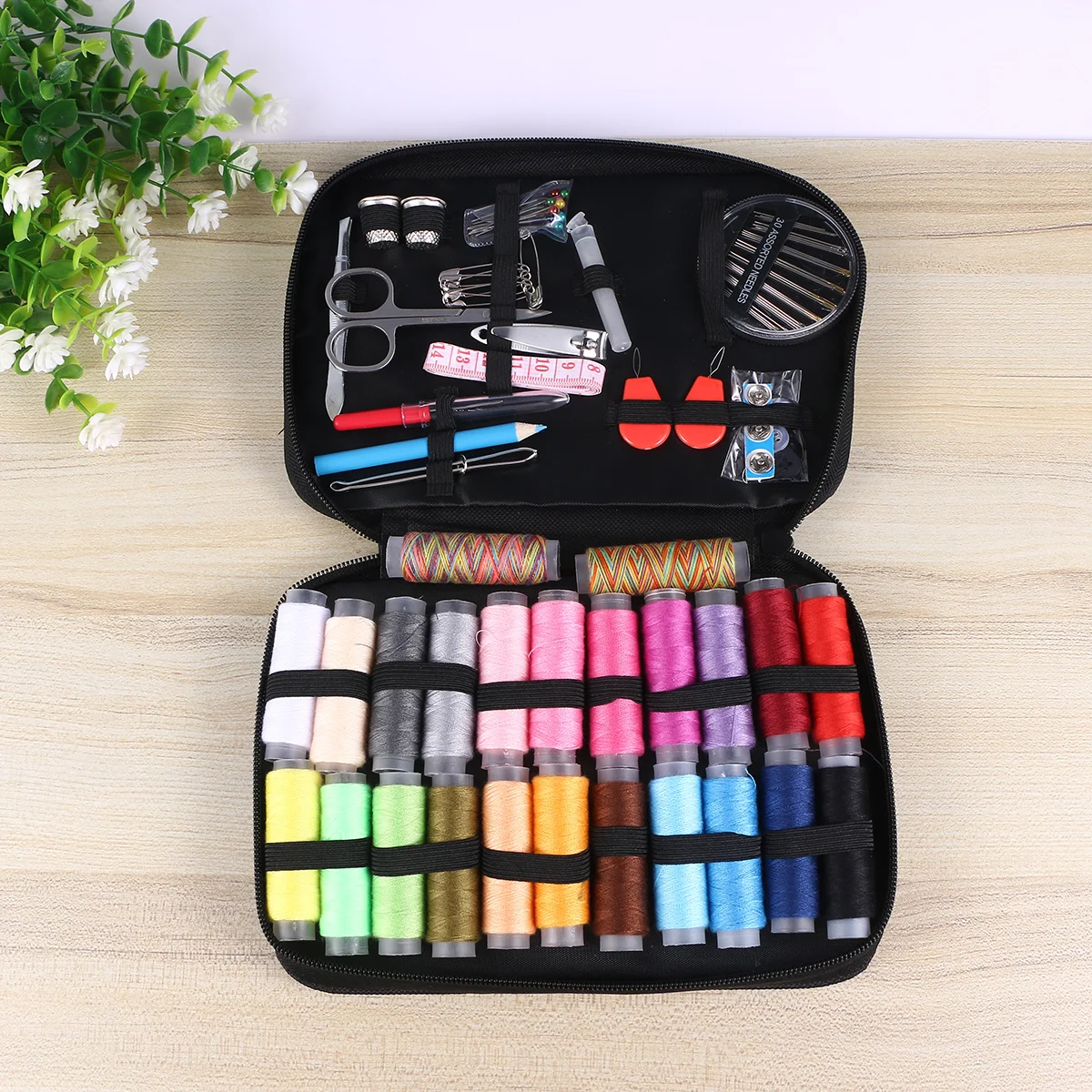 

Набор швейных принадлежностей, Многофункциональный портативный мини-инструмент для шитья, 98 шт.